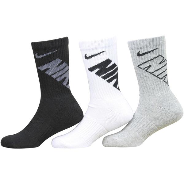  Nike Little Boy's 3-Pairs Graphic Performance Crew Socks 