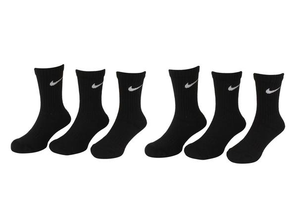  Nike Little Boy's 6-Pairs Young Athletes Basic Cushioned Crew Socks 