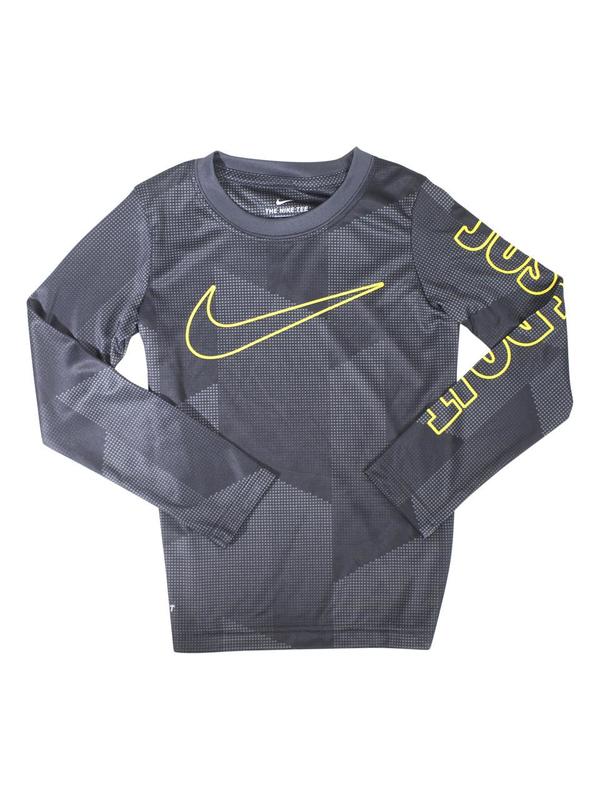  Nike Little Boy's Dri-FIT Long Sleeve Crew Neck T-Shirt 
