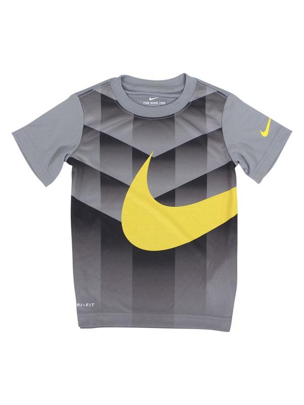  Nike Little Boy's Dri-FIT Swoosh Shield Short Sleeve Crew Neck T-Shirt 