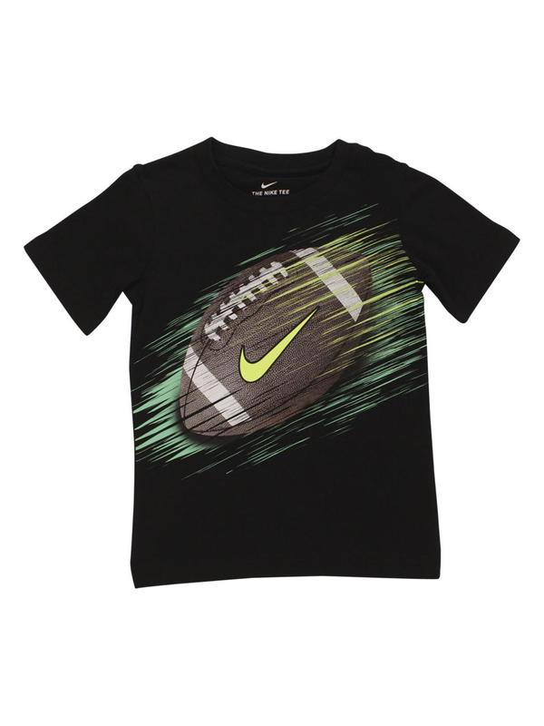  Nike Little Boy's Football Line Short Sleeve Crew Neck Cotton T-Shirt 