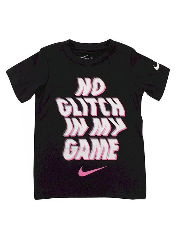  Nike Little Boy's No Glitch Short Sleeve Crew Neck Cotton T-Shirt 