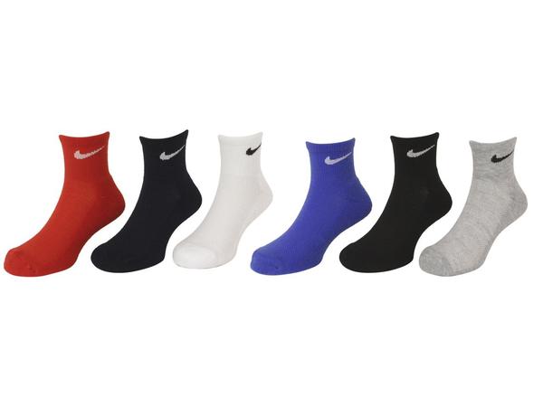  Nike Toddler/Little Kid's Ankle Socks 6-Pairs Cushioned 