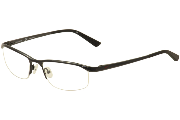  Nike Men's Eyeglasses 6037 Half Rim Titanium Optical Frame 