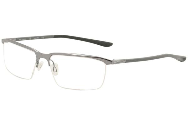  Nike Men's Eyeglasses 6071 Half Rim Titanium Optical Frame 