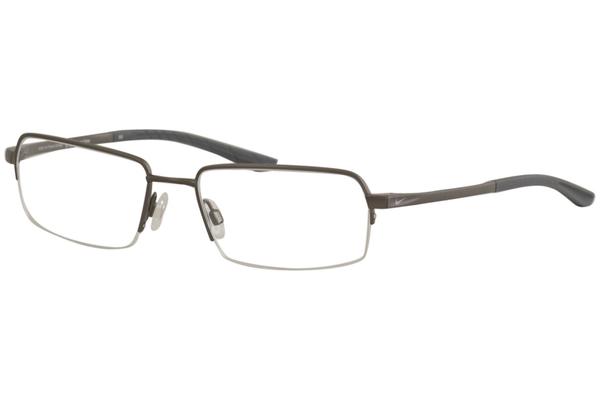  Nike Men's Eyeglasses Flexon 4284 Half Rim Optical Frame 