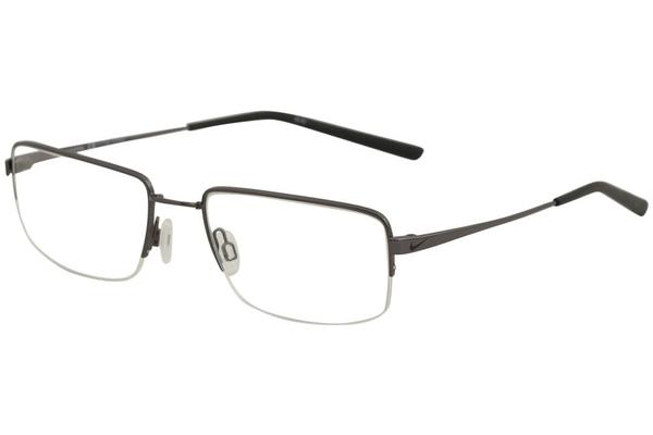  Nike Men's Eyeglasses NK4195 NK/4195 Half Rim Optical Frame 