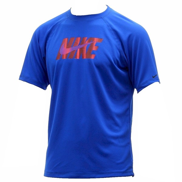  Nike Men's Hydro UV Eclipse Wave Logo Short Sleeve T-Shirt 