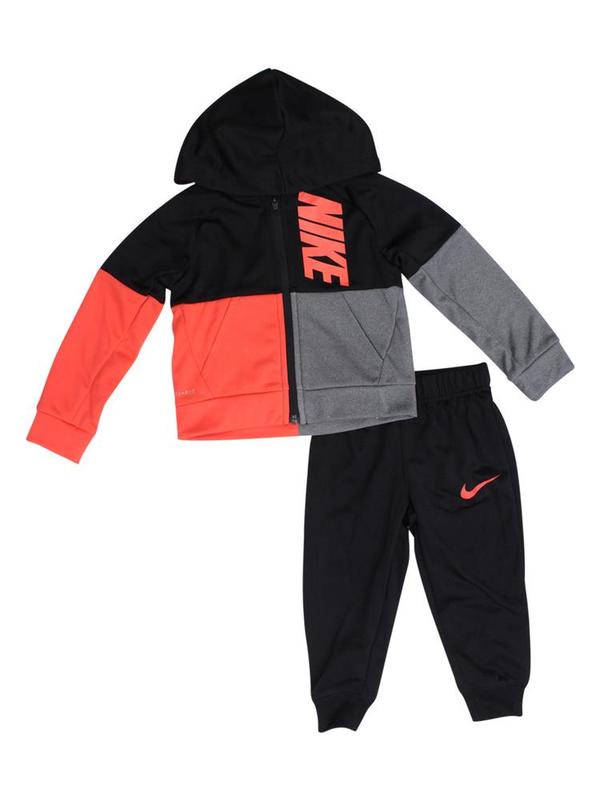  Nike Toddler Boy's 2-Piece Split Color Therma Hoodie & Pants Set 