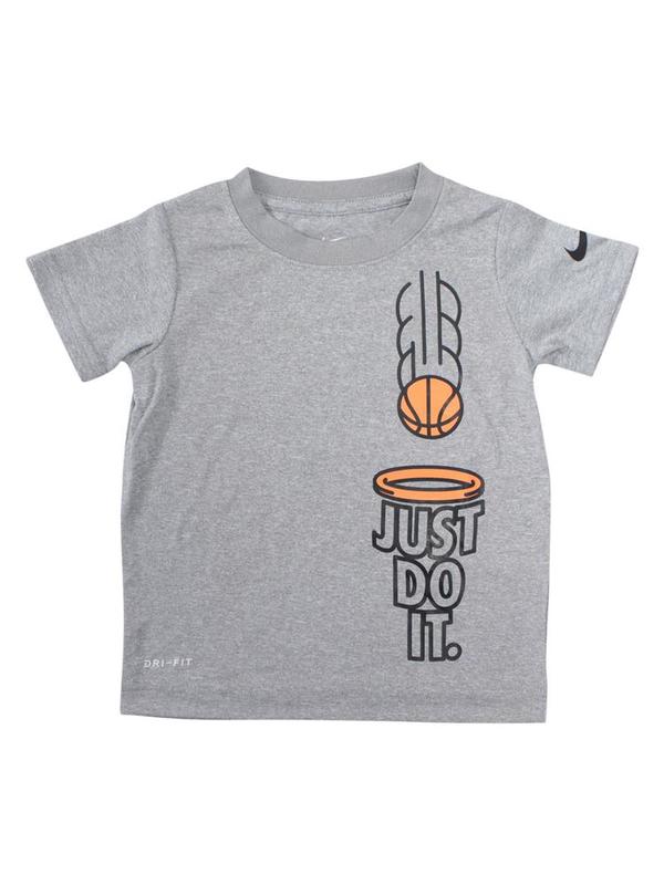  Nike Toddler Boy's Dri-FIT Basketball Short Sleeve Crew Neck T-Shirt 