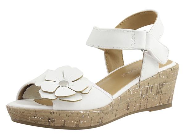  Nine West Little/Big Girl's Nickey Wedge Heel Sandals Shoes 