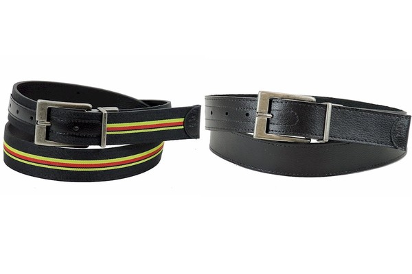  Original Penguin Men's IPNL0051 Leather/Canvas Reversible Belt 