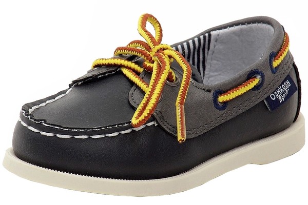  OshKosh B'gosh Boy's Alex Lace-Up Boat Loafers Shoes 