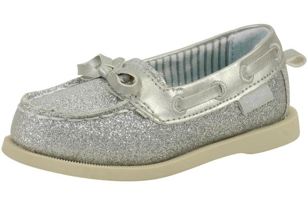  OshKosh B'gosh Toddler/Little Girl's Georgi3 Sparkle Slip-On Boat Shoes 