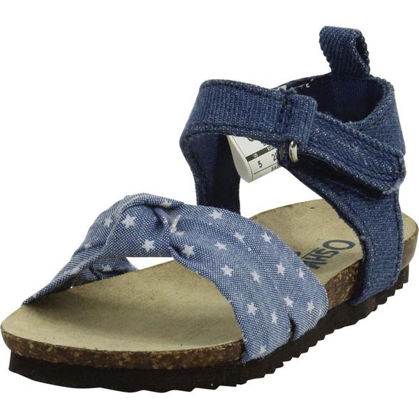  OshKosh B'gosh Toddler/Little Girl's Sage Knot Bow Sandals Shoes 
