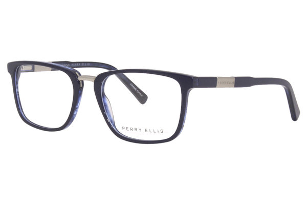  Perry Ellis PE454 Eyeglasses Men's Full Rim Rectangular Optical Frame 