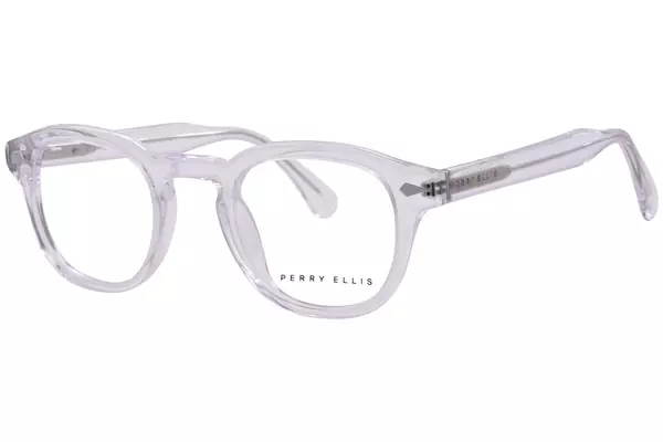  Perry Ellis PE489 Eyeglasses Men's Full Rim Round Shape 