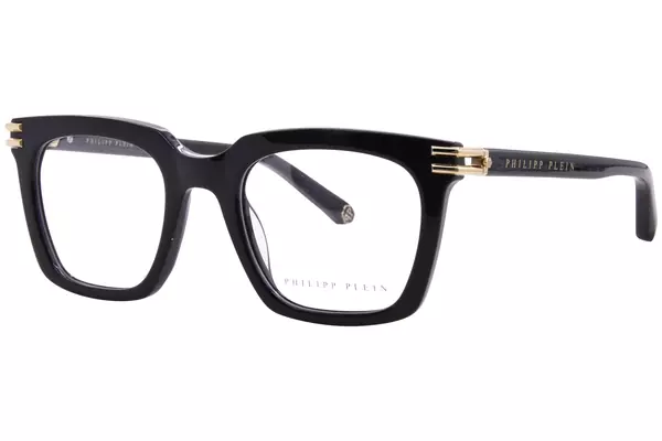  Philipp Plein VPP115M Eyeglasses Men's Full Rim Square Shape 
