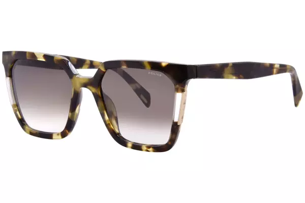 Police SPLD33 Sunglasses Women's Square Shape