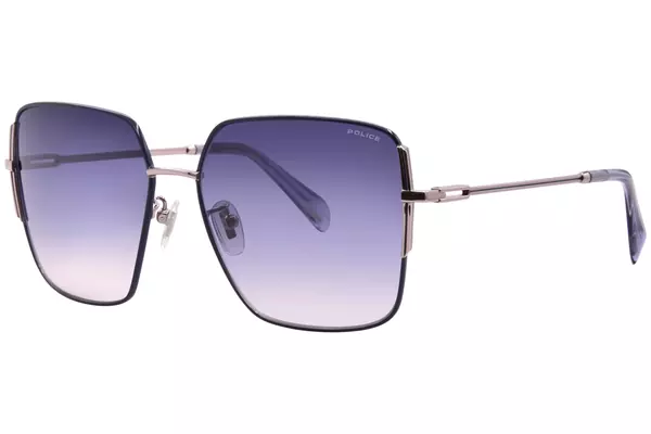  Police SPLF34 Sunglasses Women's Square Shape 