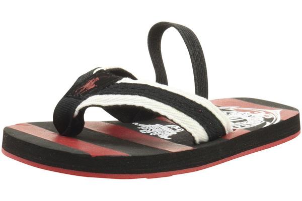  Polo Ralph Lauren Boy's Fashion Sandals Waayler Thong Flip Flops Shoes 