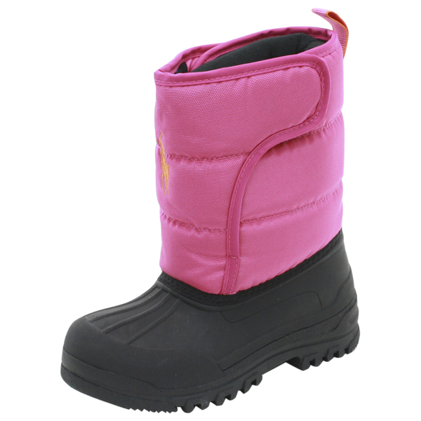  Polo Ralph Lauren Girl's Hamilten II EZ Winter Boots Shoes 