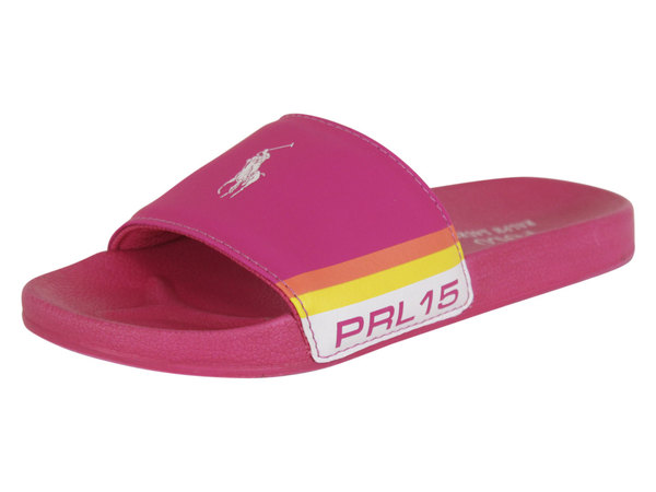  Polo Ralph Lauren Little/Big Girl's Fletcher Slides Sandals Shoes 