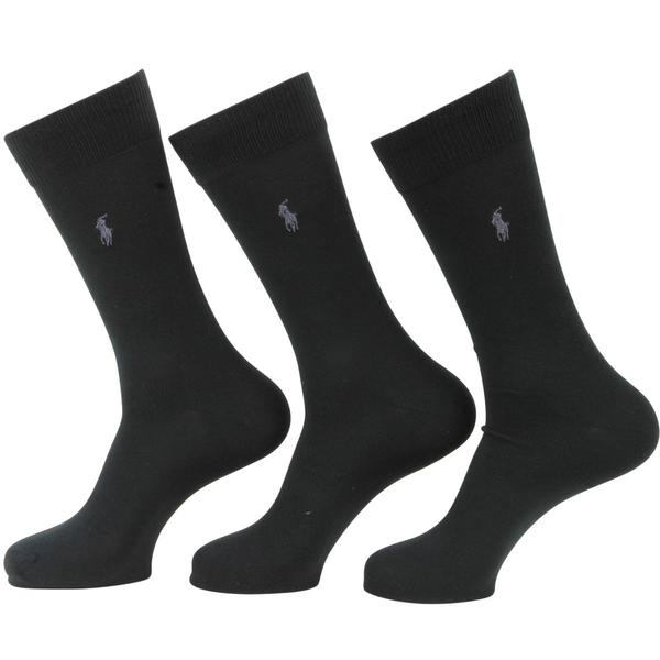  Polo Ralph Lauren Men's 3-Pack Super Soft Trouser Socks 