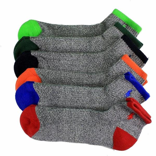  Polo Ralph Lauren Men's 6-Pair Tipped Sport Quarter Socks 