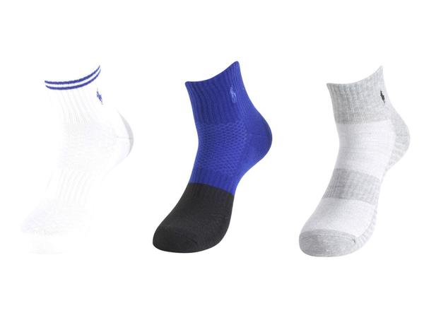  Polo Ralph Lauren Men's 6-Pairs Classic Sport Quarter Crew Socks 