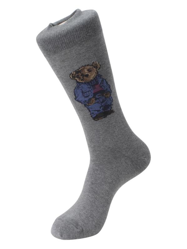  Polo Ralph Lauren Men's Denim Bear Socks 