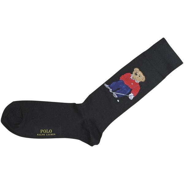  Polo Ralph Lauren Men's Golfer Bear Socks 
