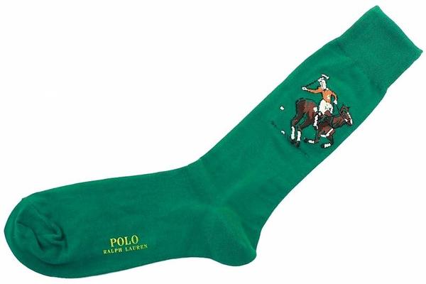  Polo Ralph Lauren Men's Polo Player Mid-Calf Trouser Socks Sz: 10-13 Fits 6-12.5 