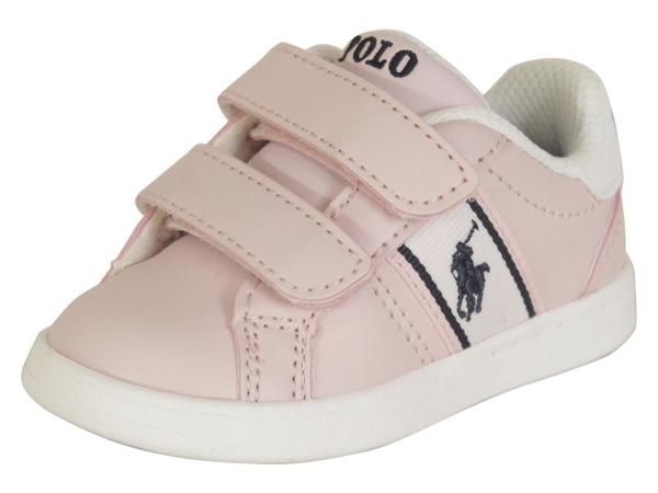  Polo Ralph Lauren Toddler Girl's Quigley-EZ Sneakers Shoes 