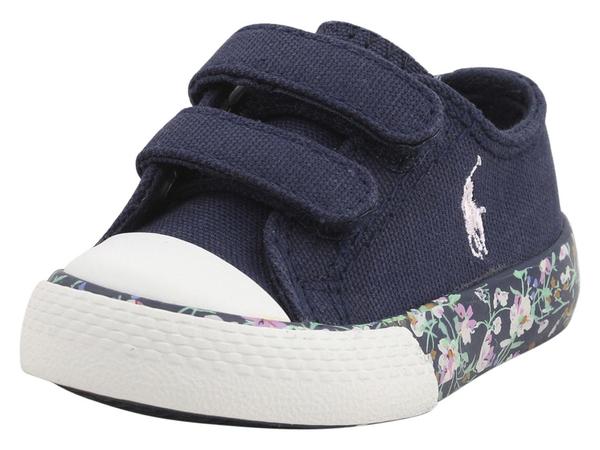  Polo Ralph Lauren Toddler Girl's Slone-EZ Sneakers Shoes 