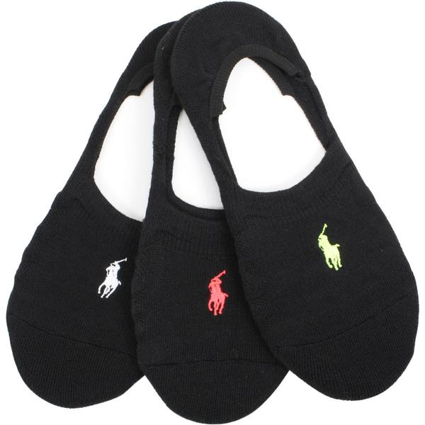  Polo Ralph Lauren Women's 3-Pack Sneaker Liner No-Show Socks 