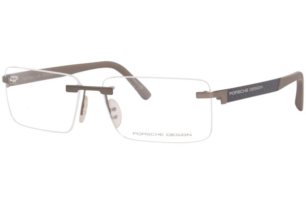  Porsche Design Men's Eyeglasses P'8236 P8236 S2 Rimless Optical Frame 