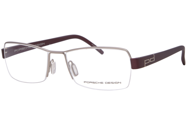  Porsche Design P8210 Eyeglasses Semi Rim Square Shape 