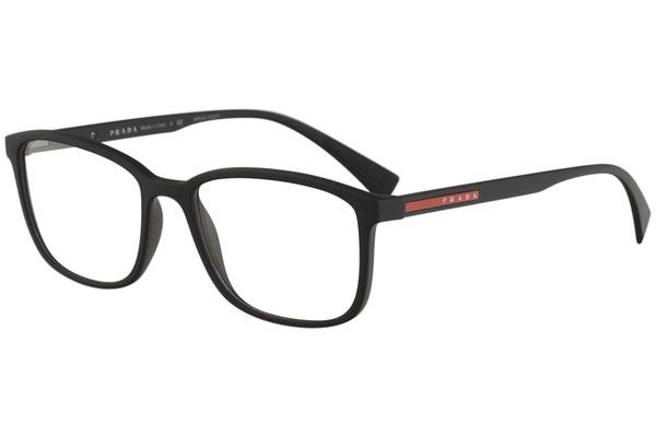  Prada Linea Rossa PS 04IV Eyeglasses Men's Full Rim Rectangle Shape 