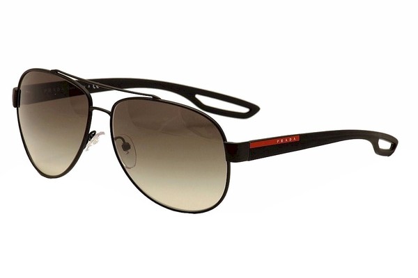  Prada Linea Rossa Men's SPS 55Q 55/Q Pilot Sunglasses 