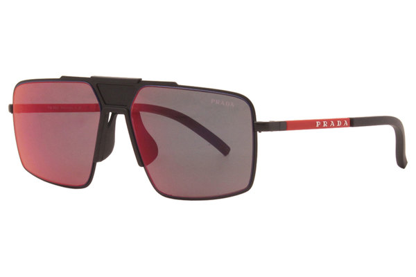  Prada Linea Rossa PS 52XS Sunglasses Men's Rectangular Shape 