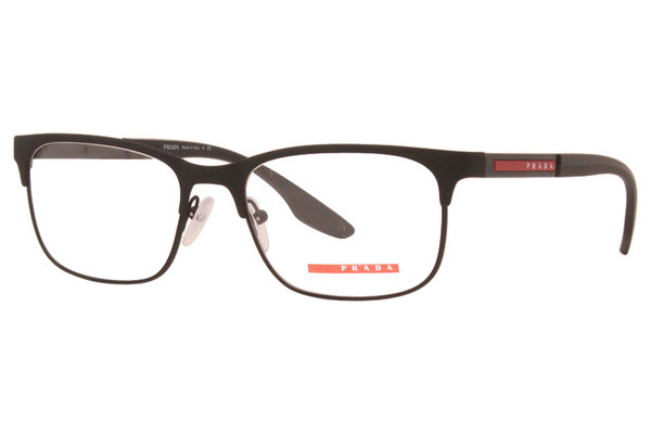  Prada Linea Rossa PS-52NV Eyeglasses Men's Full Rim Pillow Shape 
