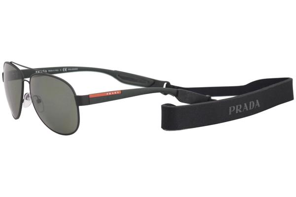  Prada Men's Linea Rossa SPS55Q SPS/55/Q Fashion Pilot Polarized Sunglasses 