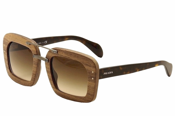  Prada SPR30R SPR 30R Wood Fashion Sunglasses 