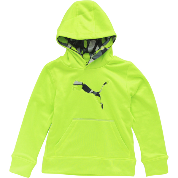  Puma Boy's Camp Printed Colorblock Pullover Hoodie Sweatshirt 