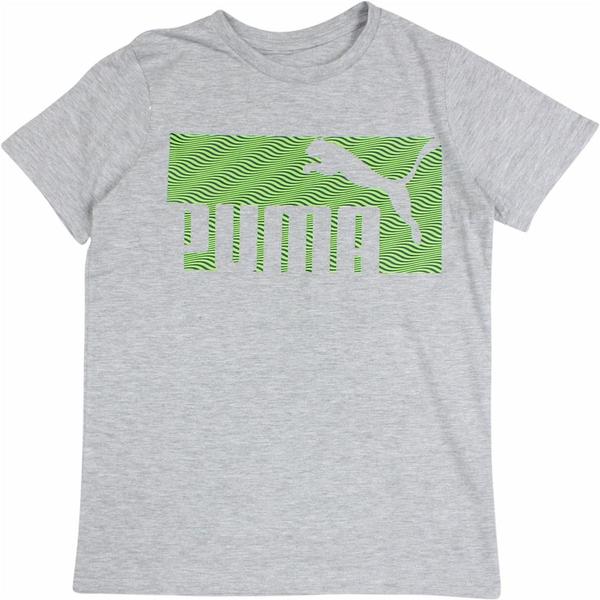  Puma Boy's Logo Short Sleeve Crew Neck Graphic T-Shirt 