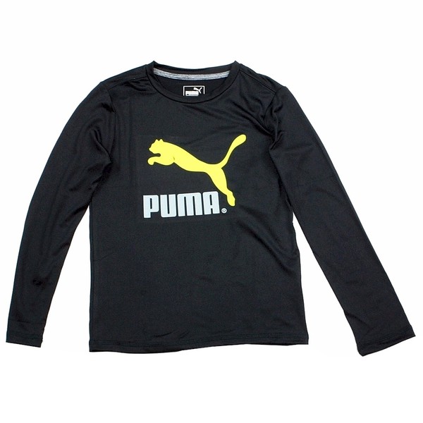  Puma Boy's No. 1 Logo Long Sleeve Crew Neck Sport Shirt 