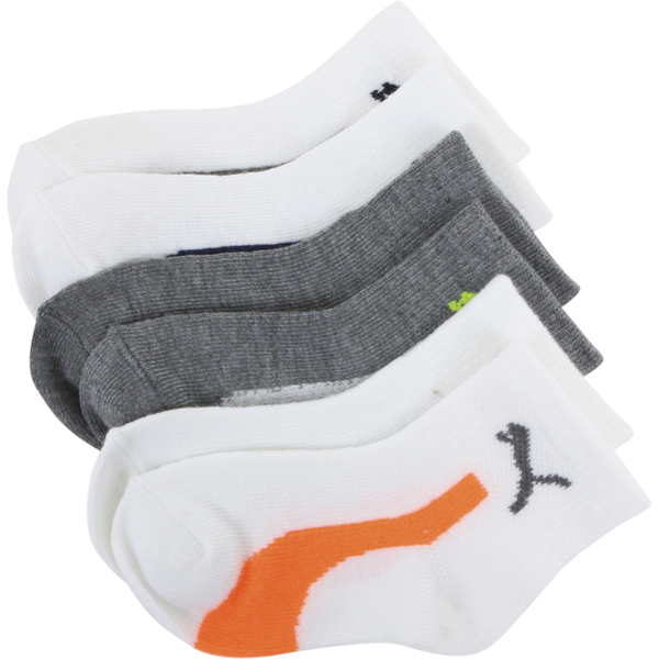  Puma Infant/Toddler Boy's 6-Pairs Quarter Crew Athletic Socks 