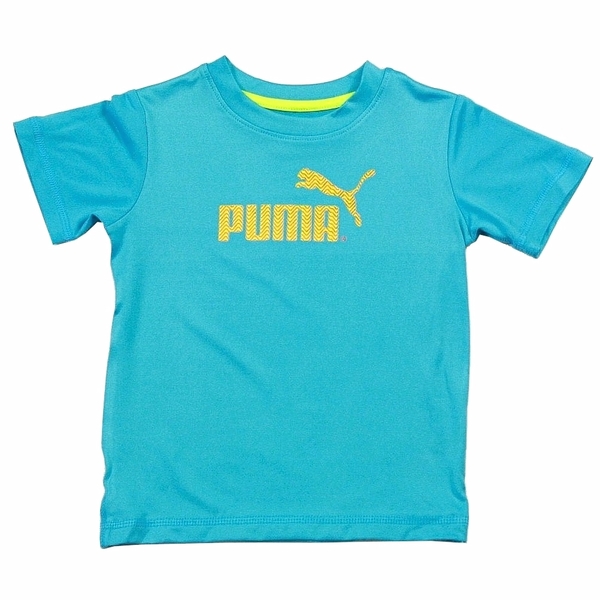  Puma Infant Toddler Boy's No. 1 Logo Short Sleeve Crew Neck Sport Shirt 