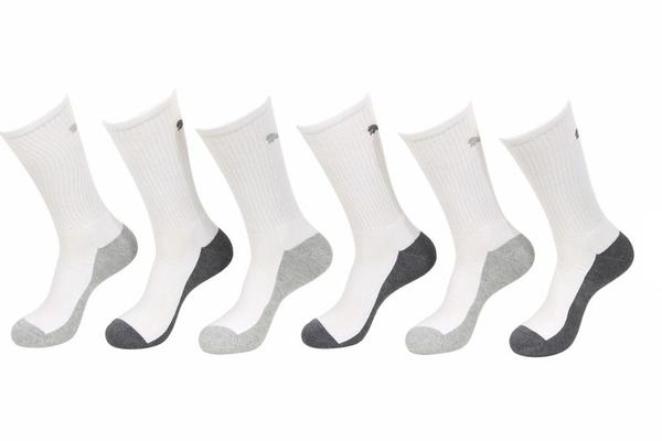  Puma Men's 6-Pack Cushioned Crew Socks 